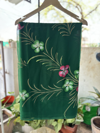 Green Brush Paint