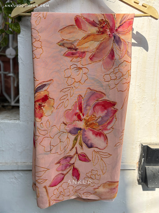 Peach Gulabkari Mona Beyond Silk