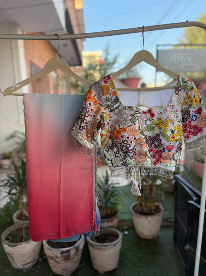 The Pure Soul Shaded saree