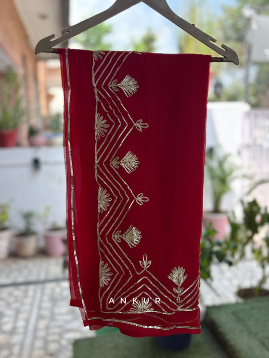 Red in new Gota design Anvi