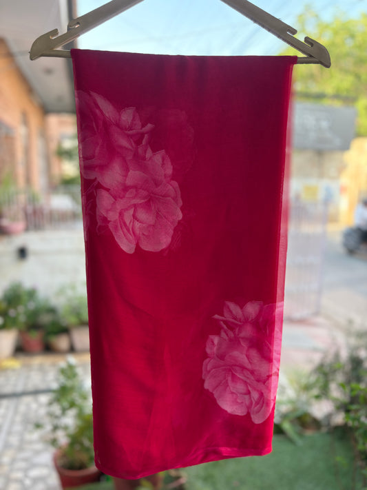 Rani Prime Rose Crep Silk saree