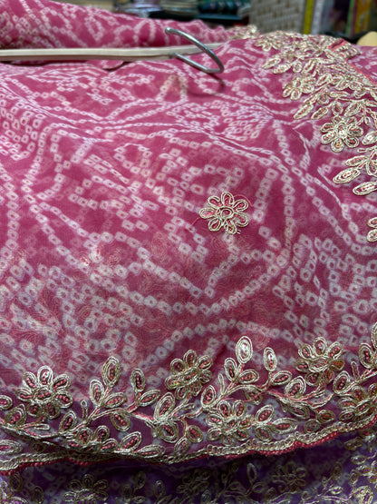 Onion Pink Nagina Work