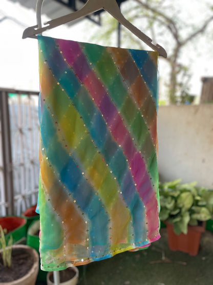 Samundar Lehriya with ZARI WORK