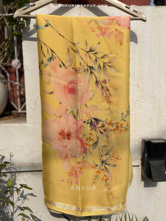 Sunlight Meadow Vintage Isha Premium Chiffon