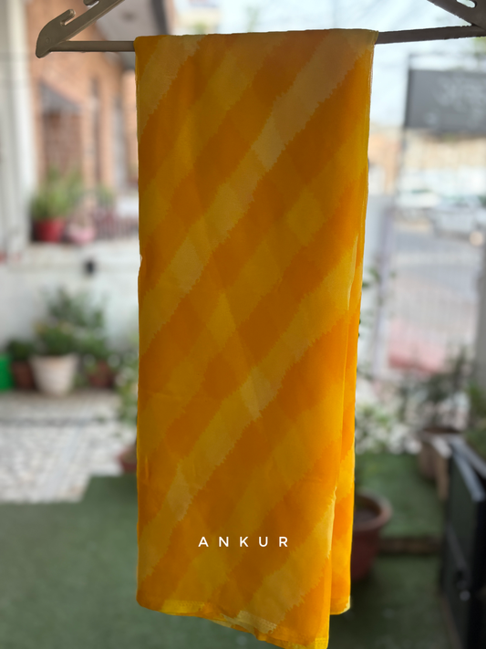 Sun Yellow Shade Lehriya