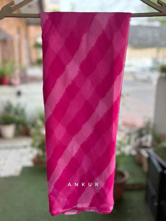 Bubble Pink Shade Lehriya