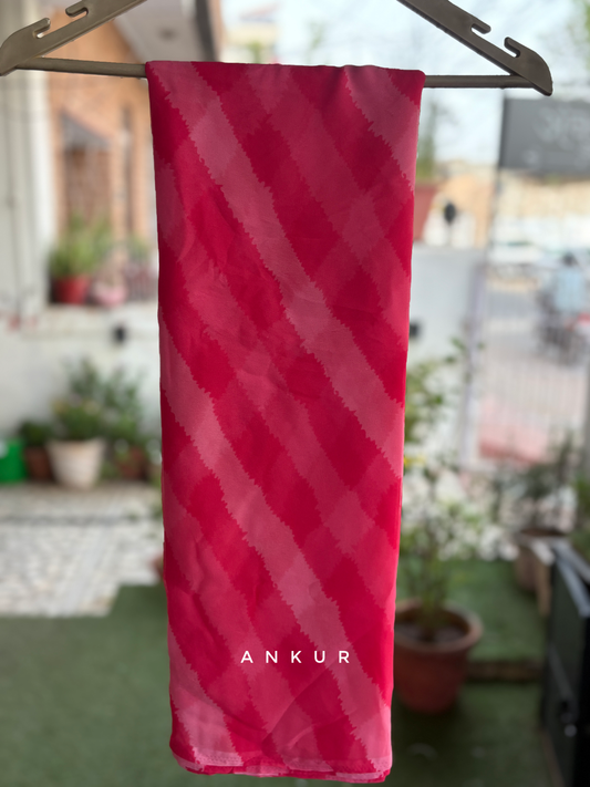 Candy Pink Shade Lehriya