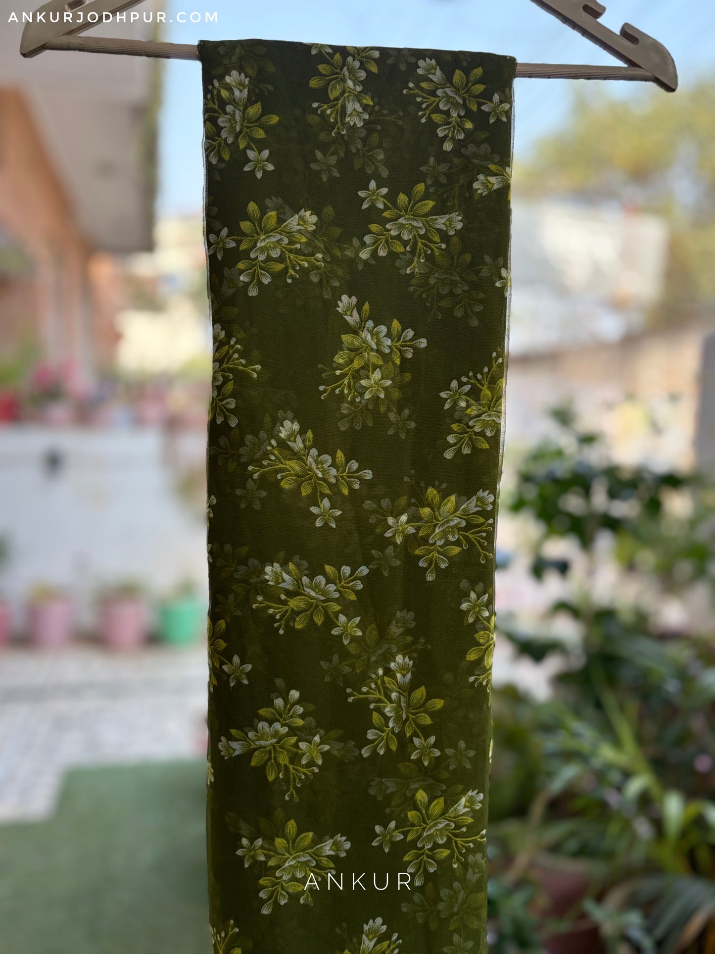 Marwar Bloom Design Three Flower Print