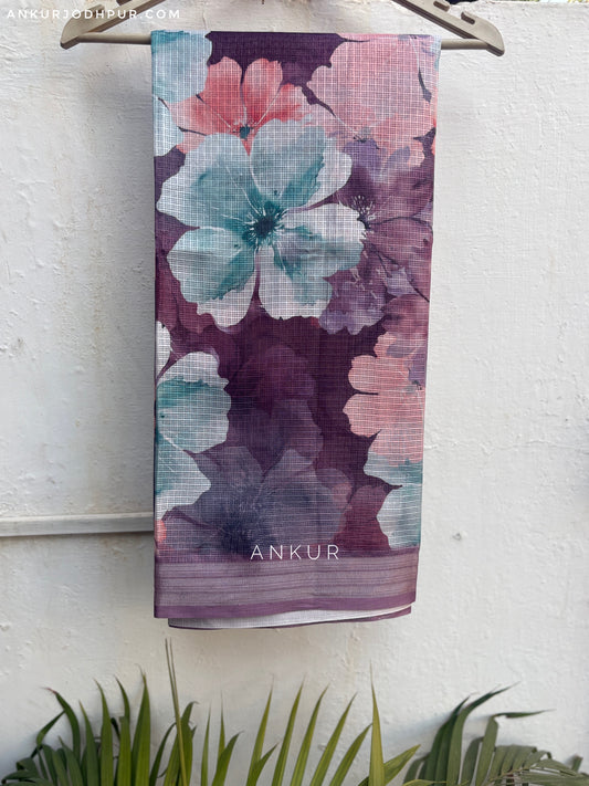 Plum Meherbano Madhuri Silk