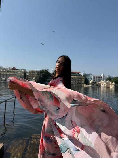 Scarlet Petal Canvas Mona Beyond Silk