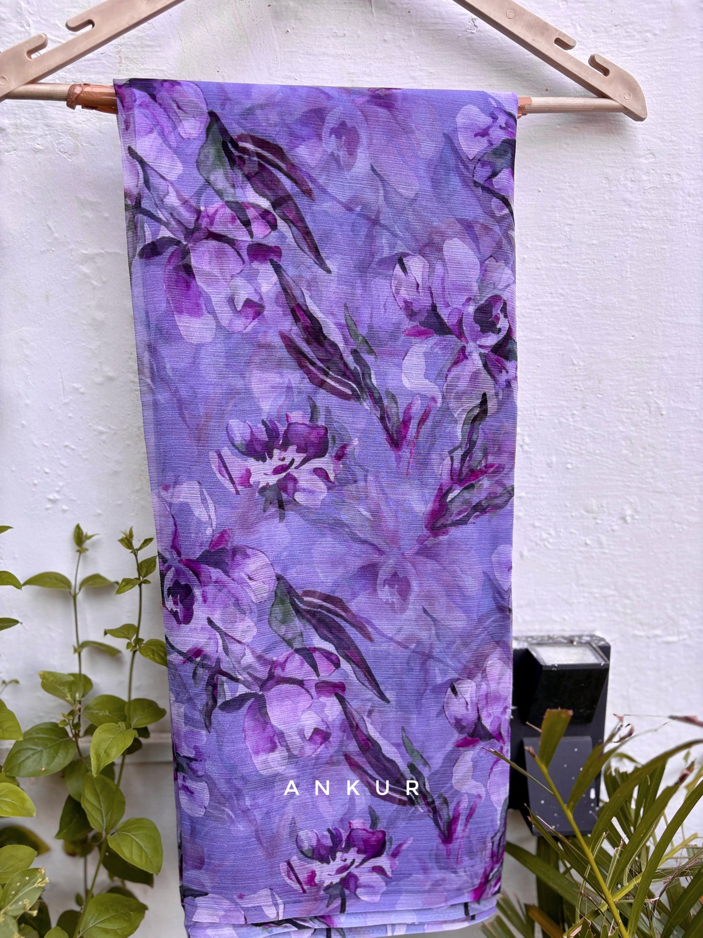Purple Twilight Vintage Isha Chiffon