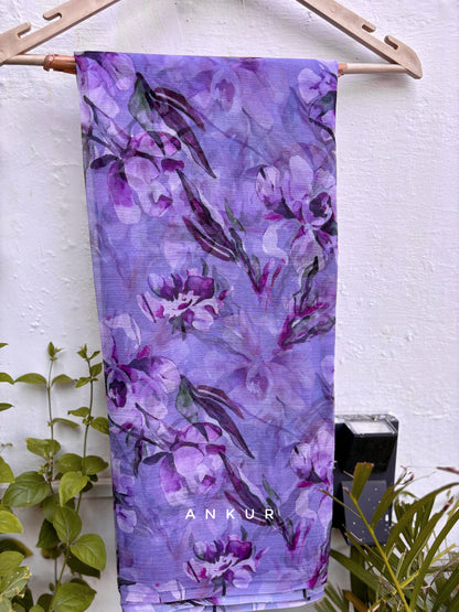 Purple Twilight Vintage Isha Chiffon