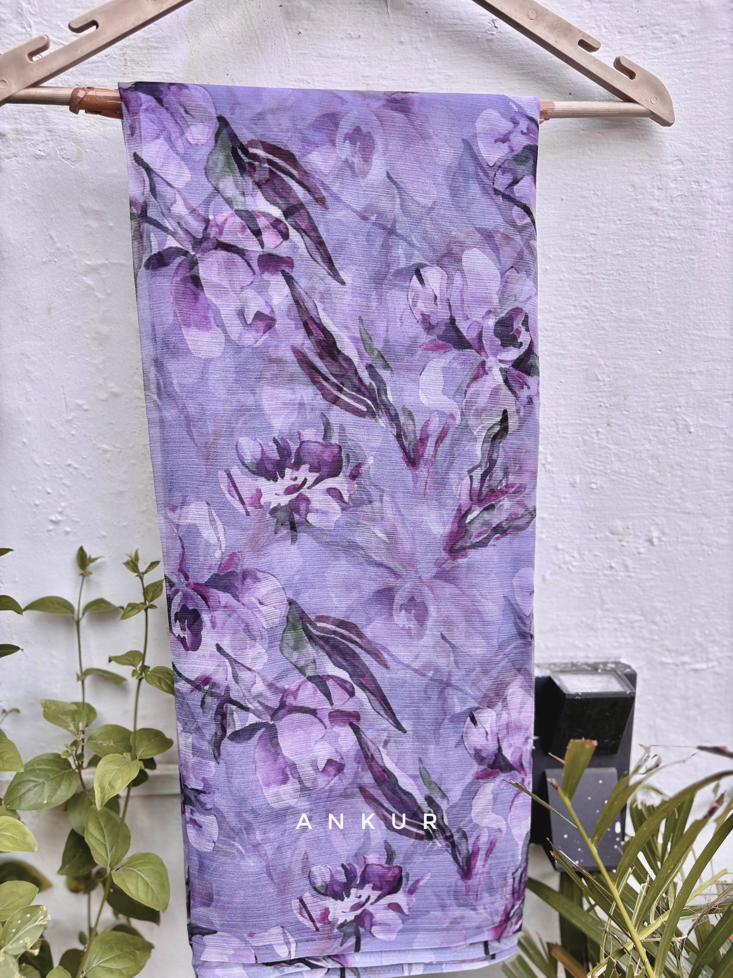 Purple Twilight Vintage Isha Chiffon