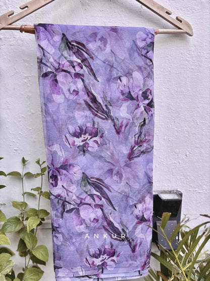 Purple Twilight Vintage Isha Chiffon