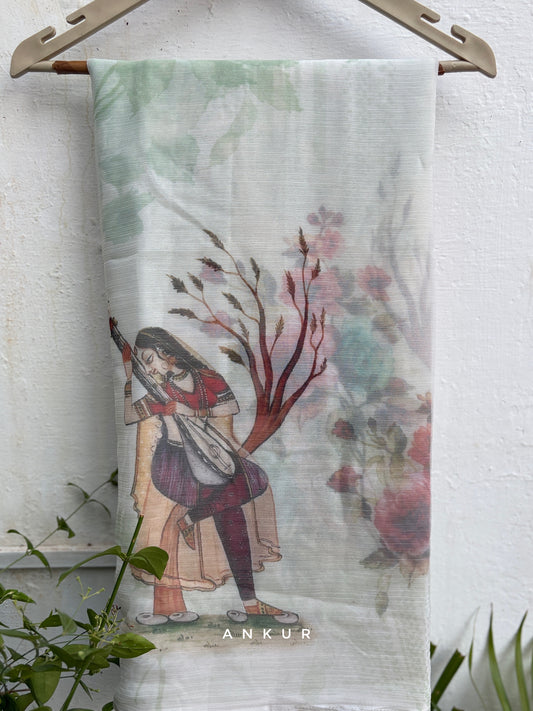 Meera Nritya Vintage Isha Chiffon