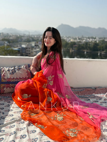 Gulabi Rani to Orange Shaded Yamini 2.0