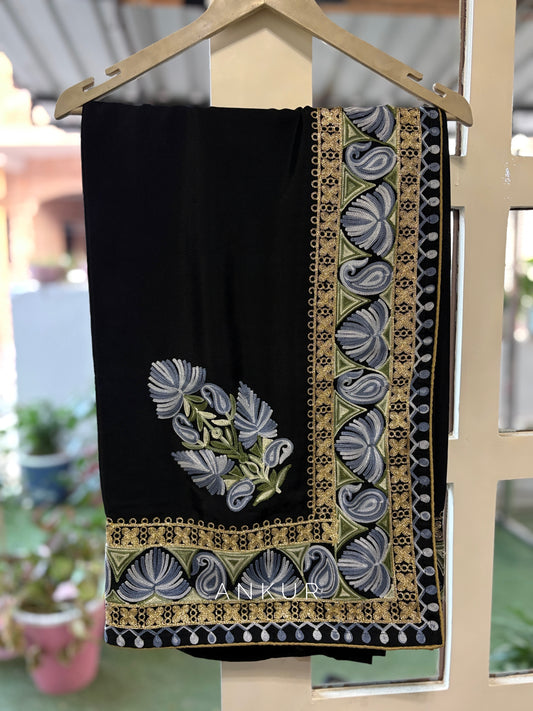 The Darkest navy Kausheya Silk