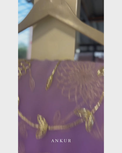 Rajkumari Violet in Jaal work Anvi